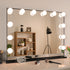 Hollywood Lighted Vanity Makeup Mirror with Lights Large Dressing Tabletop Beauty Mirror with USB Charging Port