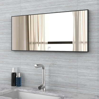 Full Length Mirror Standing Square Large Mirror Bedroom Floor Mirror Dressing Mirror Wall-Mounted Mirror 41.7 x 13.8&quot;