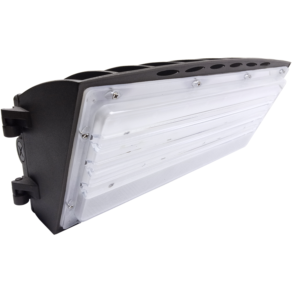 LED Semi Cutoff Wall Pack Light - 100W - 5000K - 14300 Lumens - AC120-277V 0-10V Dimmable - IP66 - UL Listed - DLC Premium Listed - 5 Years Warranty