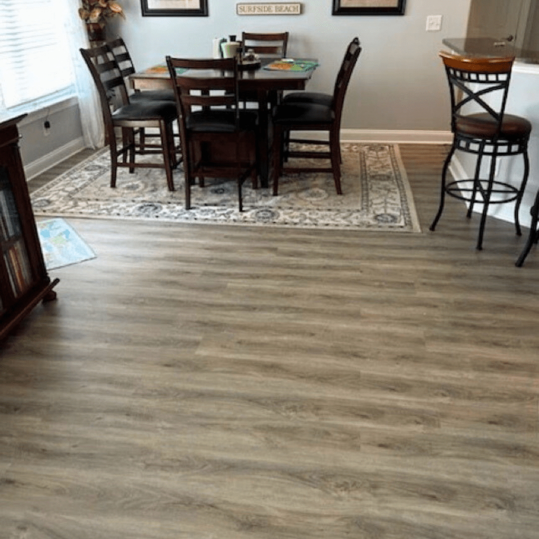 7" x 48" x 5mm Thickness Dogwood Click Lock Luxury Vinyl Plank, 20MIL (24SQ FT/ BOX)