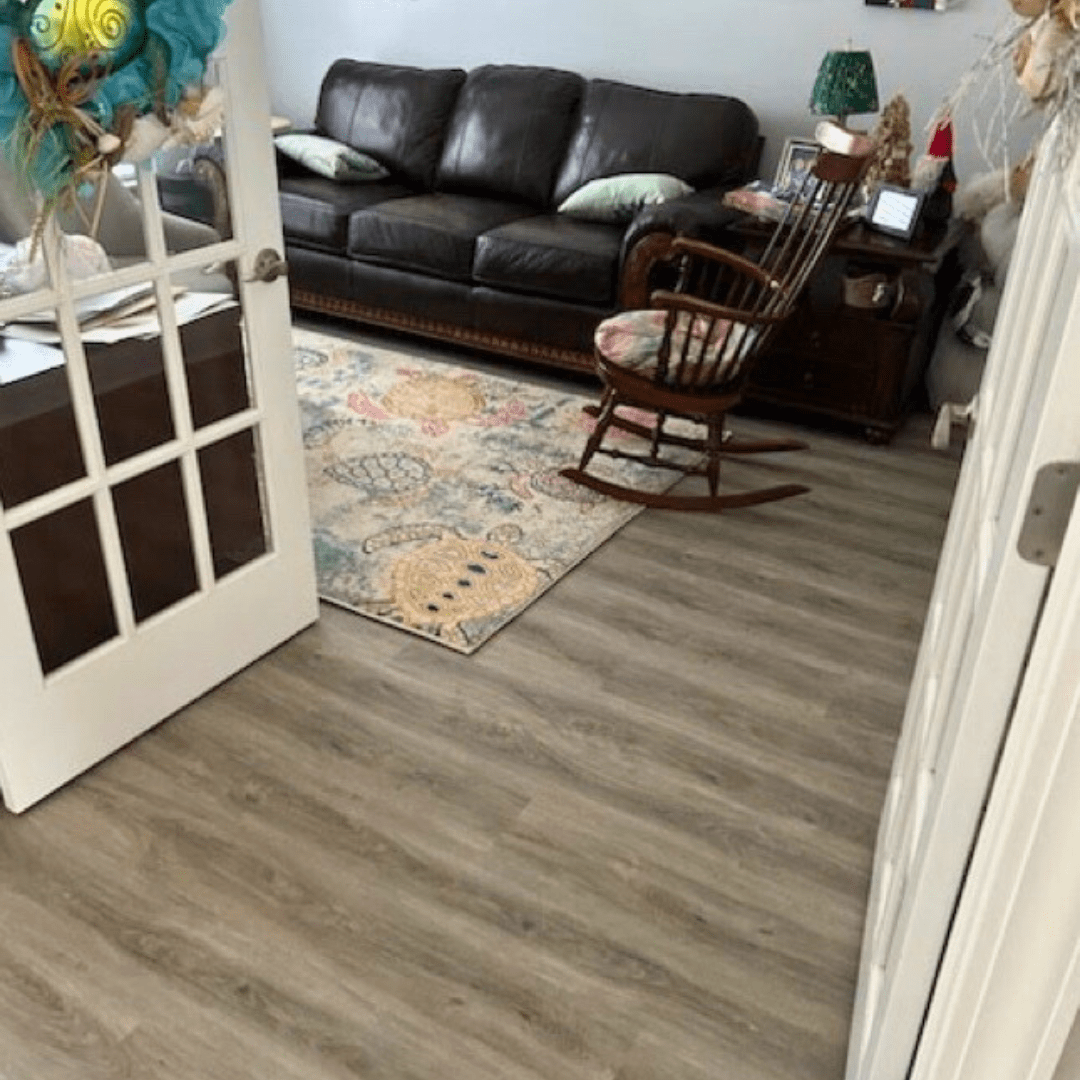 7" x 48" x 5mm Thickness Dogwood Click Lock Luxury Vinyl Plank, 20MIL (24SQ FT/ BOX)