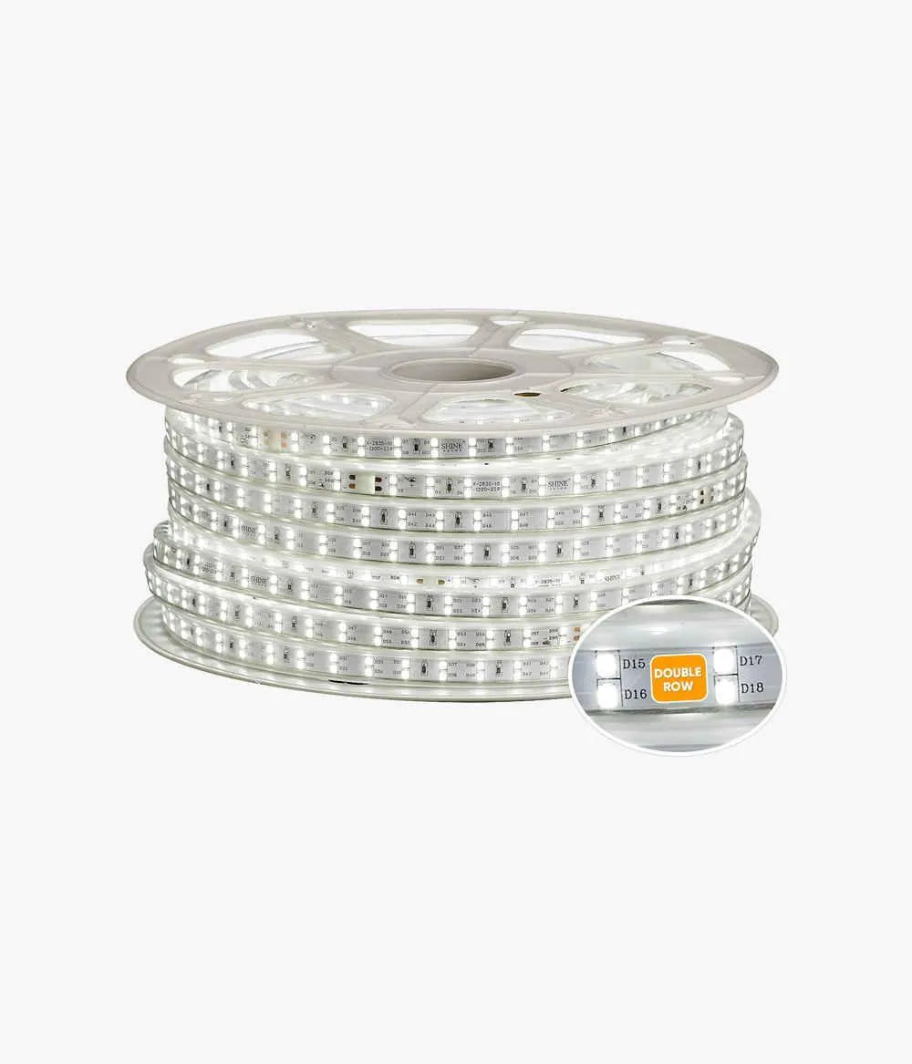 110V 7x15mm Double Row Cold Resistant LED Strip-Ultra Bright Strip