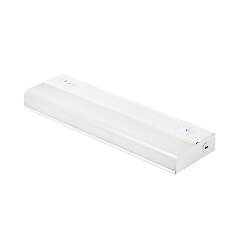 12 Inch Tunable LED Under Cabinet Light,5W, 3000K/4000K, 368 Lumens, AC120-277V, 0-10V Dimmable - IP66 - UL Listed - DLC Premium Listed - 5 Years Warranty