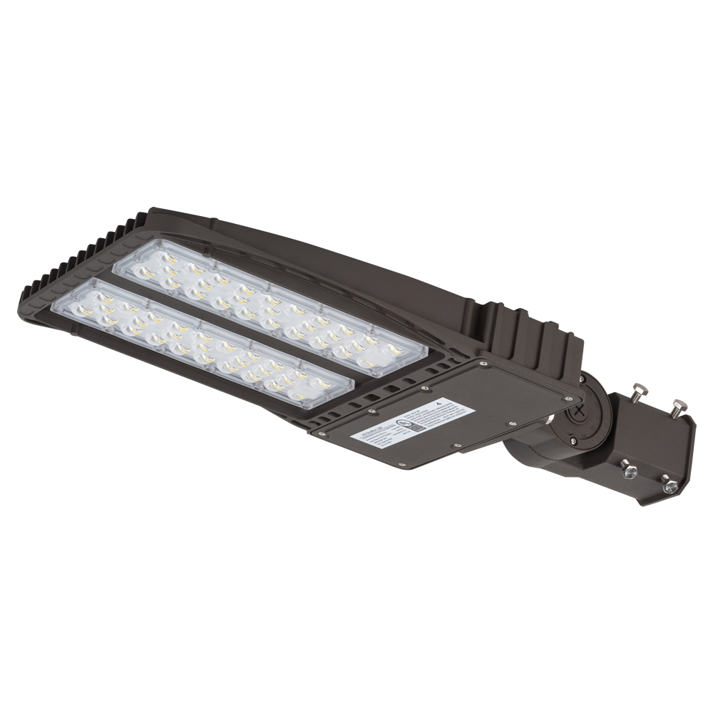 LED Shoebox Light with 200W for Outdoor Street Area Lighting, 5000K,Direct Mount 27000Lumens, AC120-277V - 0-10V Dimmable - IP66 - UL Listed - DLC Premium Listed - 5 Years Warranty
