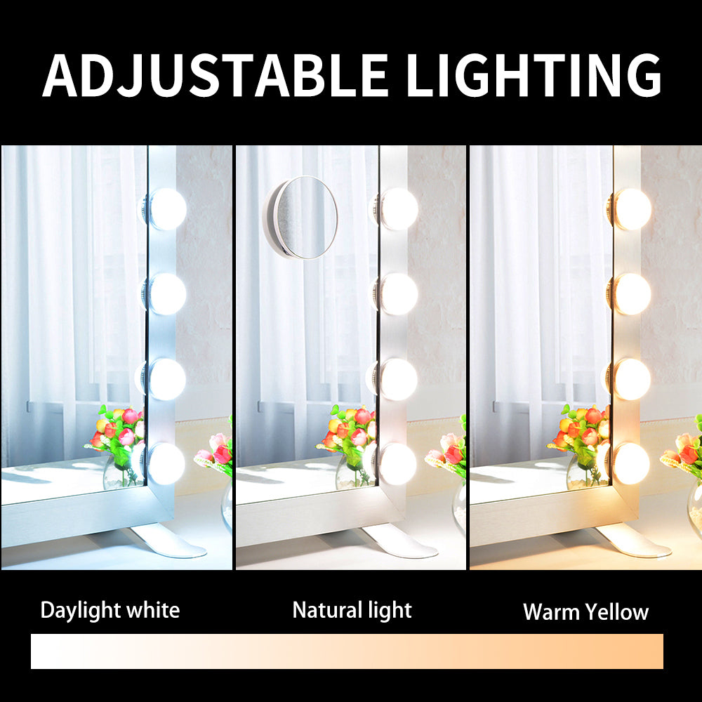 Hollywood Vanity Mirror with Lights Dressing Tabletop Vanity Mirror
