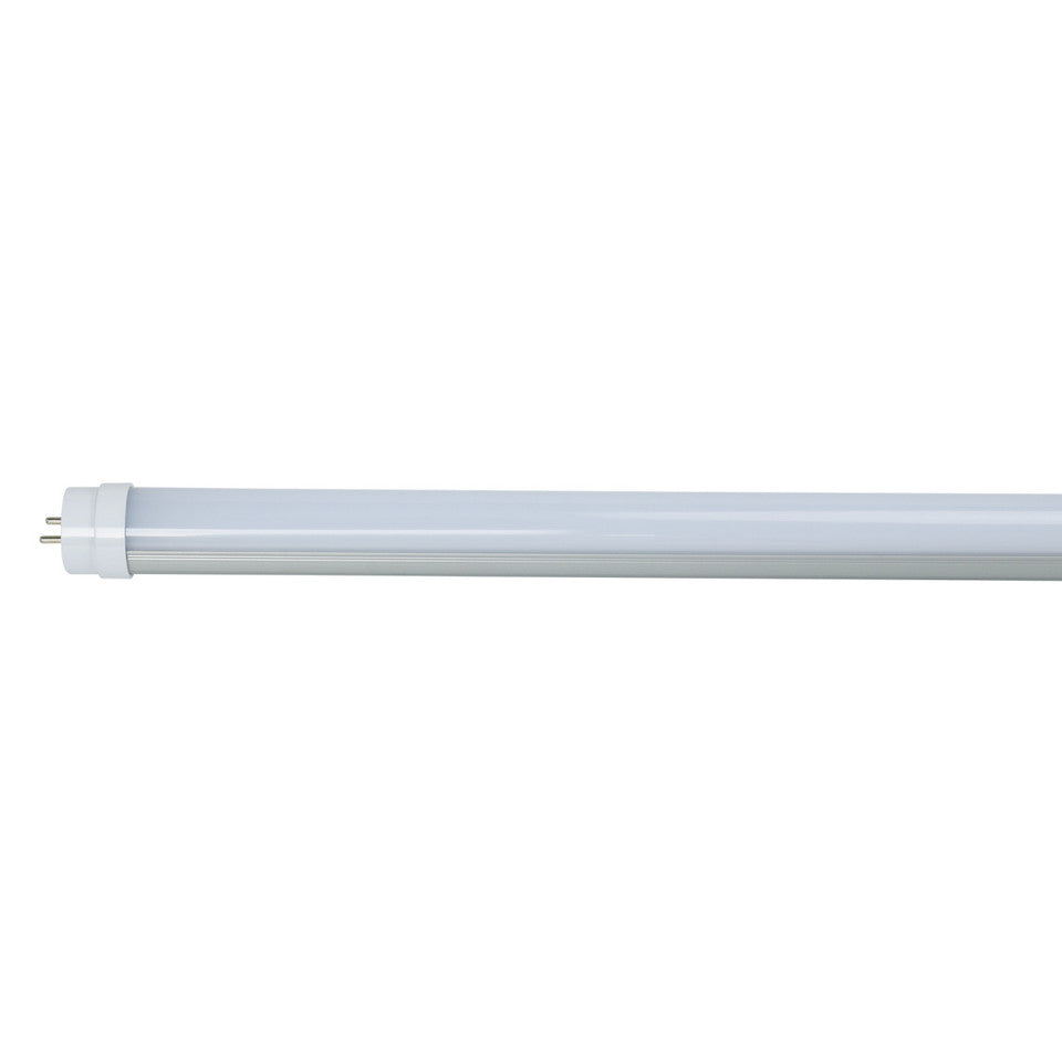4ft UL Type C T8 LED Tube - 15W, 3500K, 100-277VAC, 1950 Lumens, Aluminum Housing, External Driver, Frosted Lens - 30 Pack