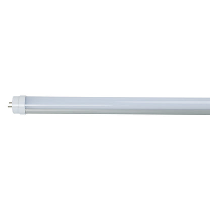 Dual-Mode T8 LED Tube - 20W, 4ft, 3500K, 100-277VAC Input, Non-Dimming, Oval Aluminum Housing, Frosted Lens - 30 Pack