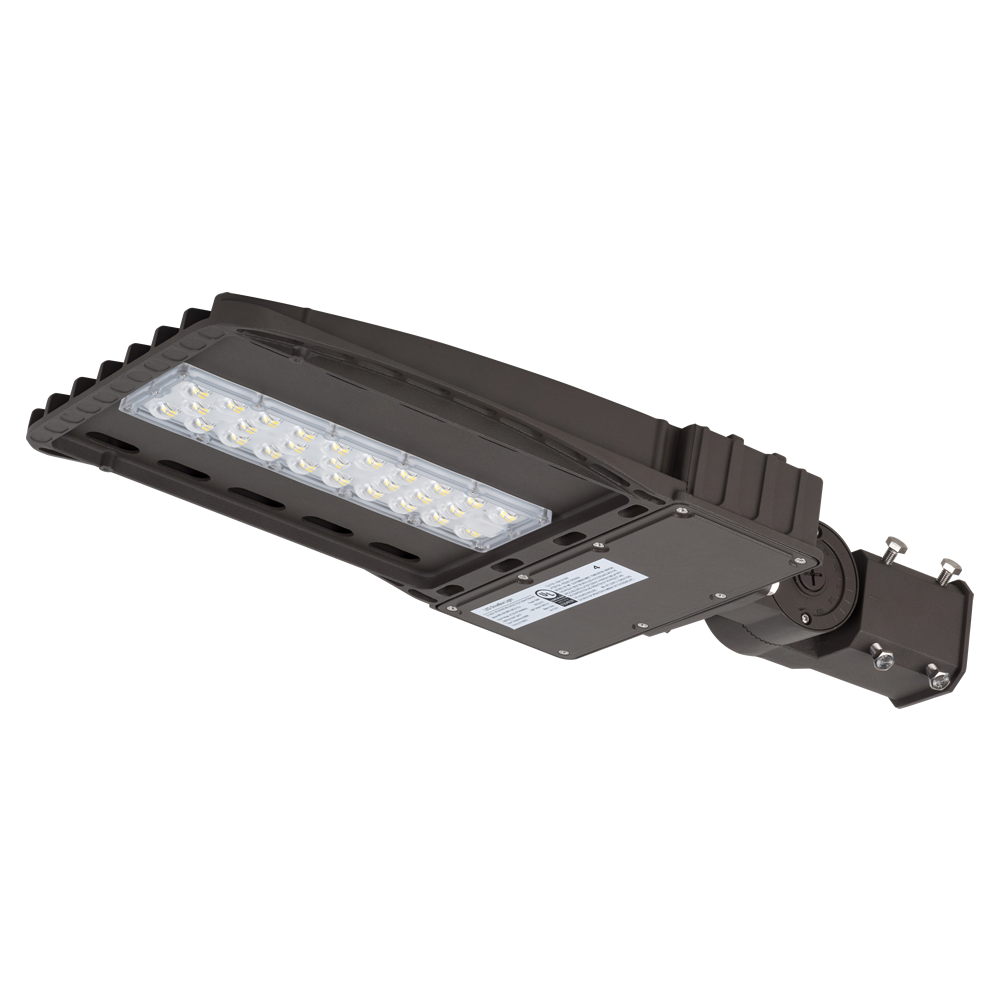 LED Shoebox Light with 100W for Outdoor Street Area Lighting, 5000K,13000Lumens Direct Mount  AC120-277V - 0-10V Dimmable - IP66 - UL Listed - DLC Premium Listed - 5 Years Warranty