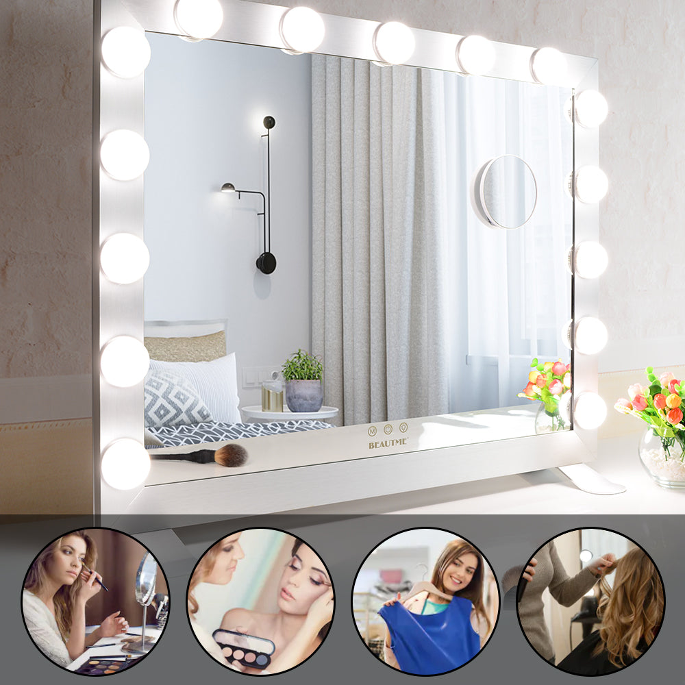 Hollywood Vanity Mirror with Lights Dressing Tabletop Vanity Mirror