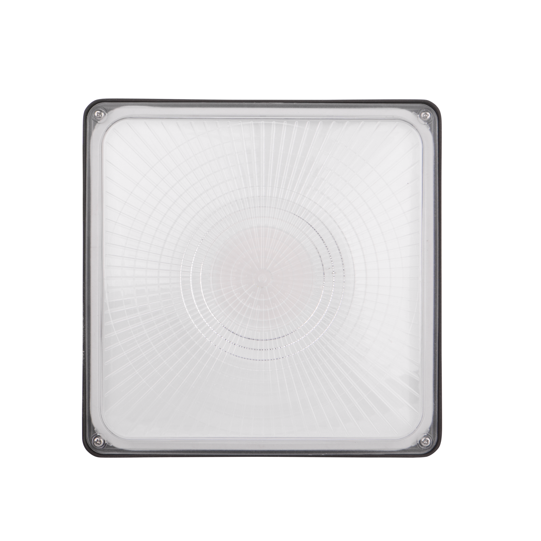 LED Canopy Light - 30W/45W/63W Wattage Adjustable - 4000/5000K - 8568Lumens 0-10V Dim,120-277V DLC 5.1 Premium, Dark Brown