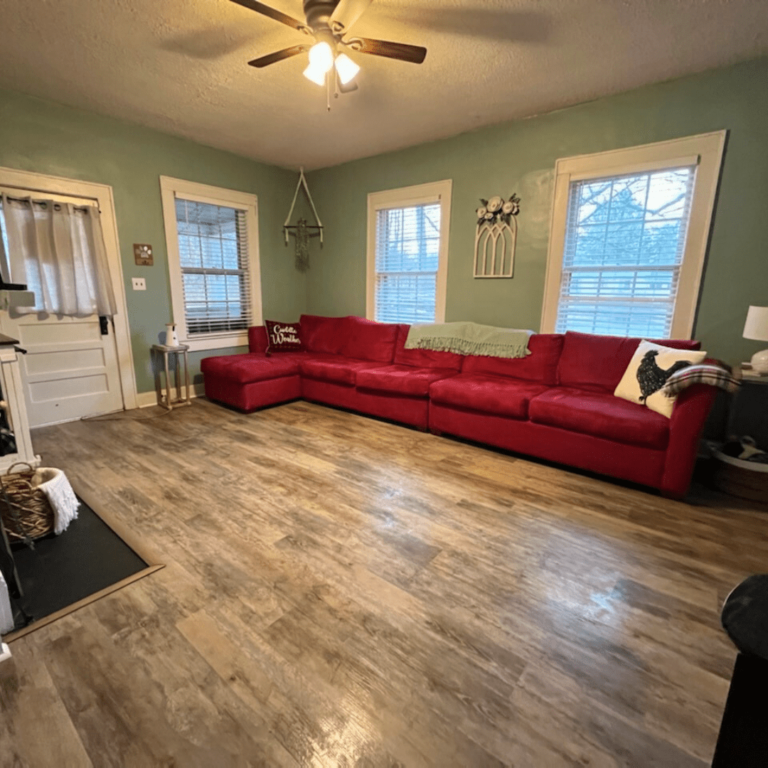 7" x 48" x 6.5mm Thickness Cottonwood Click Lock Luxury Vinyl Plank, 20MIL (19SQ FT/ BOX)