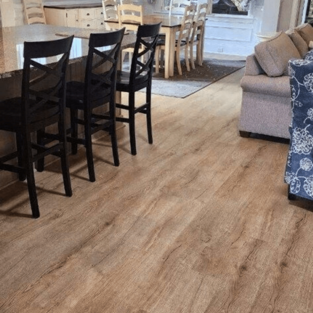7" x 48" x 5mm Thickness Cypress Click Lock Luxury Vinyl Plank, 20MIL (24SQ FT/ BOX)
