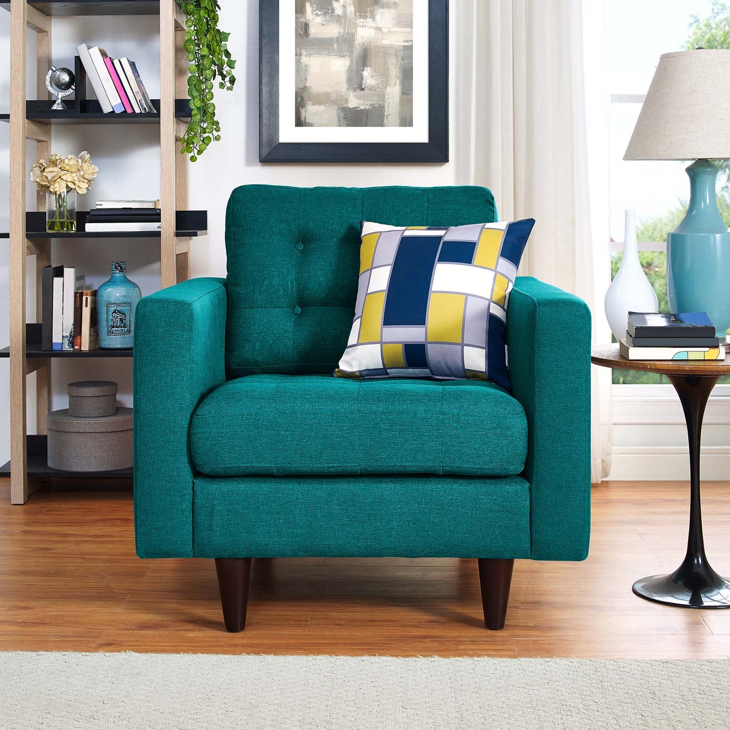 Empress Upholstered Fabric Armchair by Modway