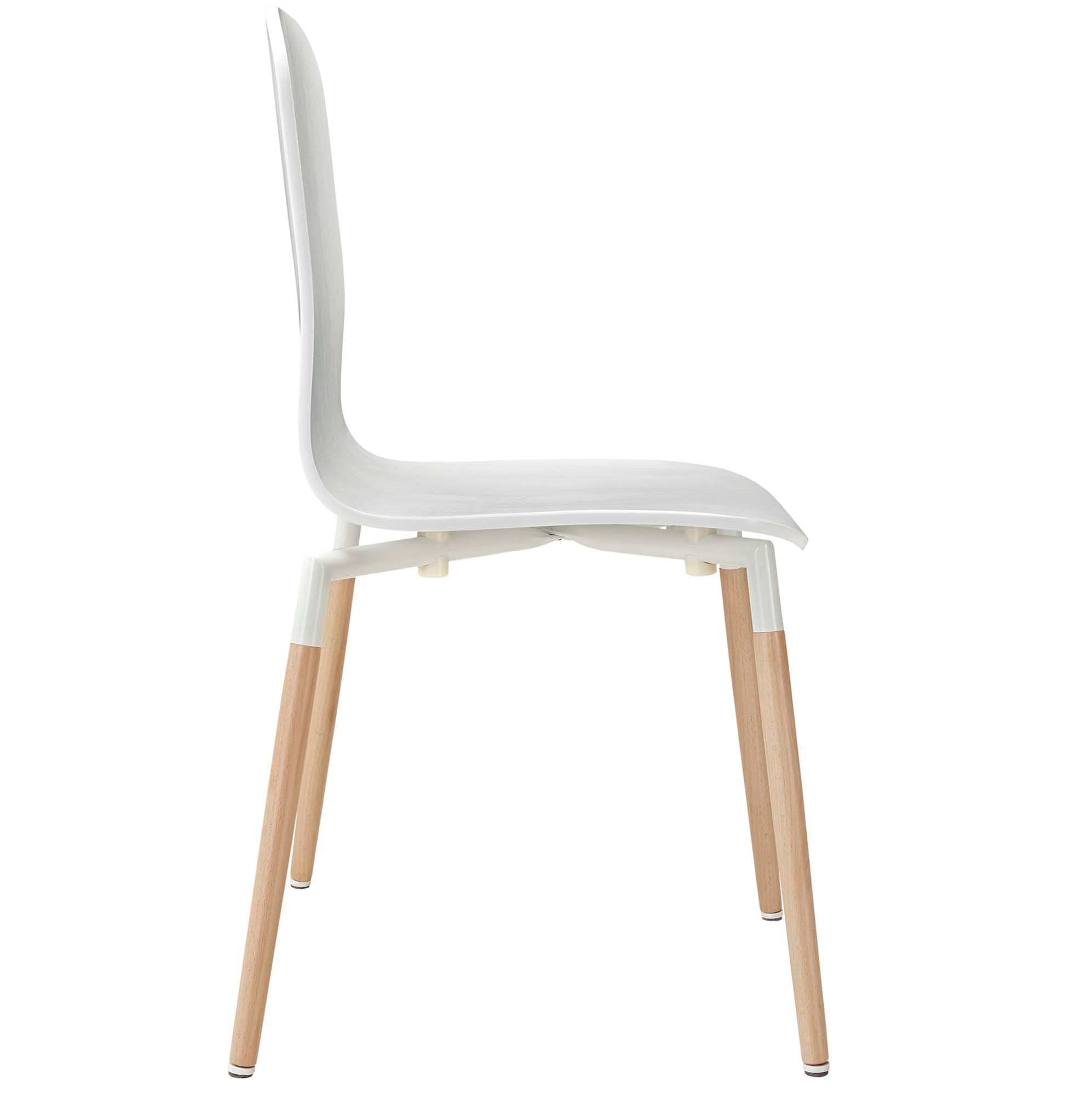 Stack Dining Wood Side Chair by Modway