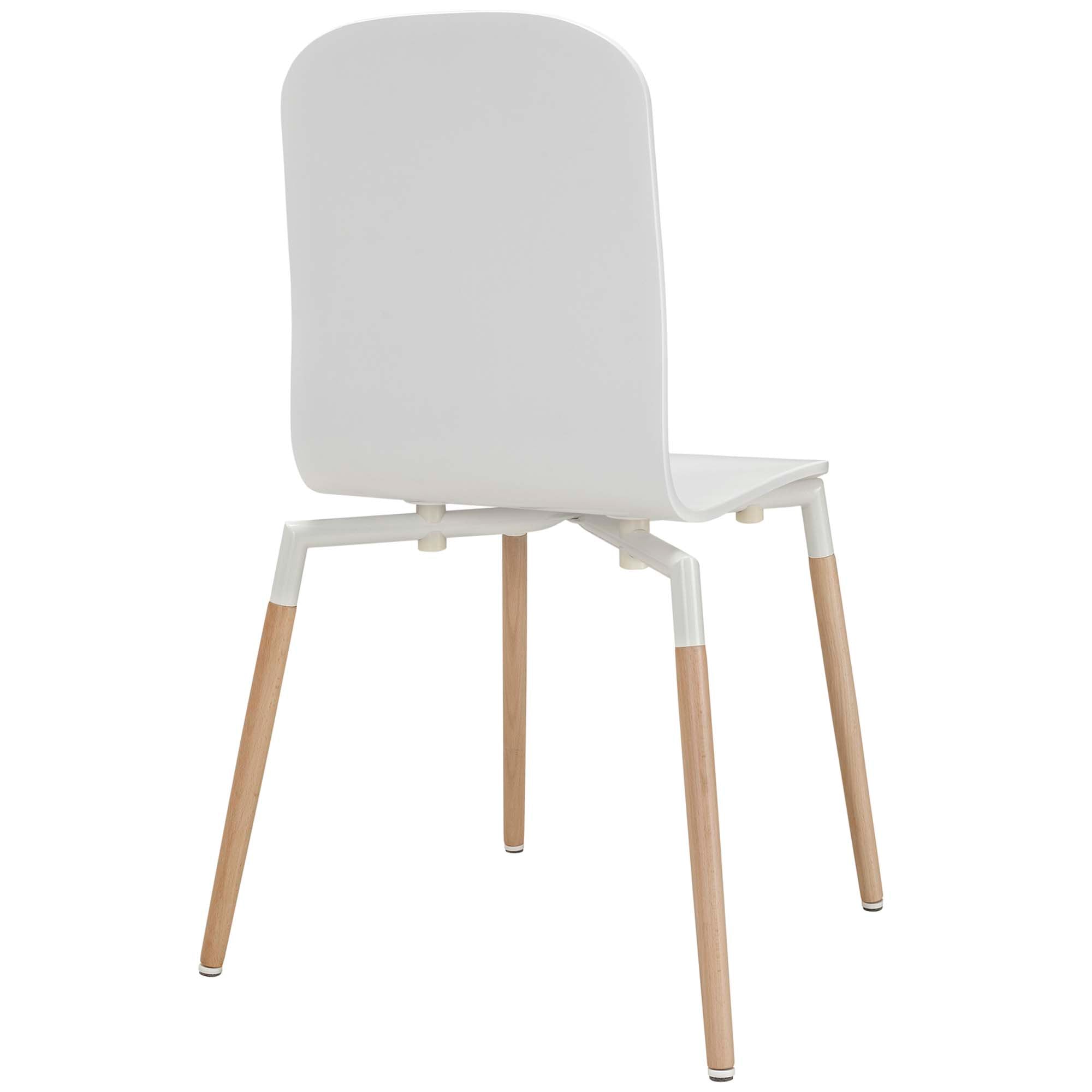 Stack Dining Wood Side Chair by Modway