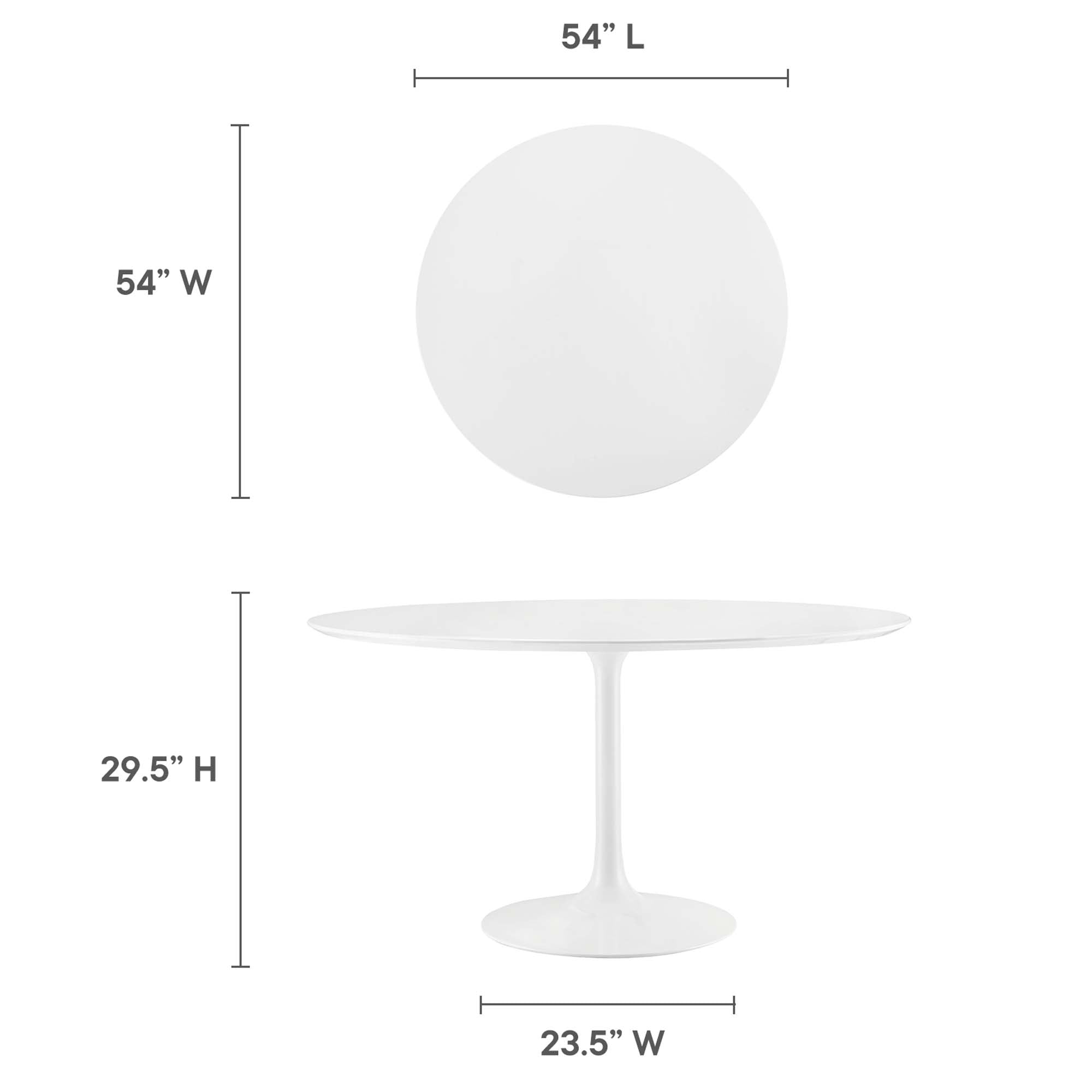 Lippa Round 54" Dining Table by Modway