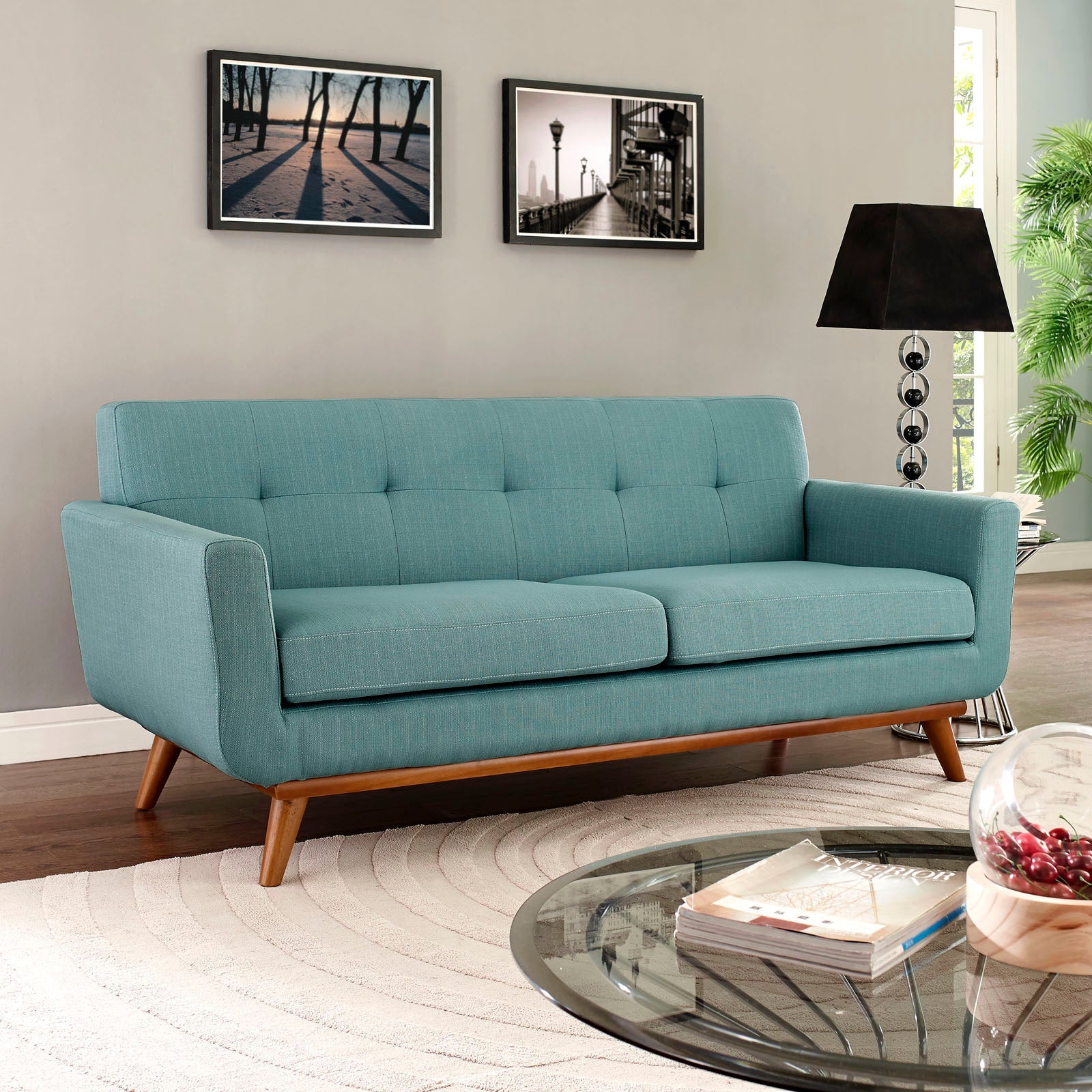 Engage Upholstered Fabric Loveseat by Modway