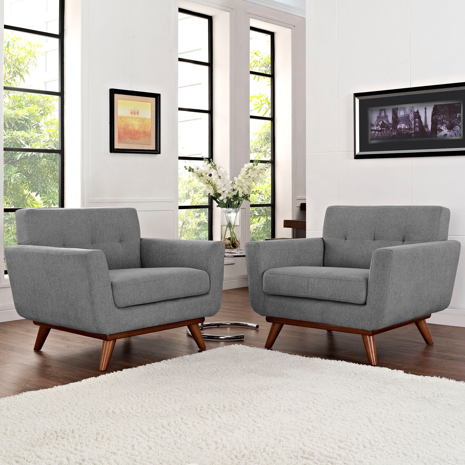 Engage Armchair Wood Set of 2 by Modway
