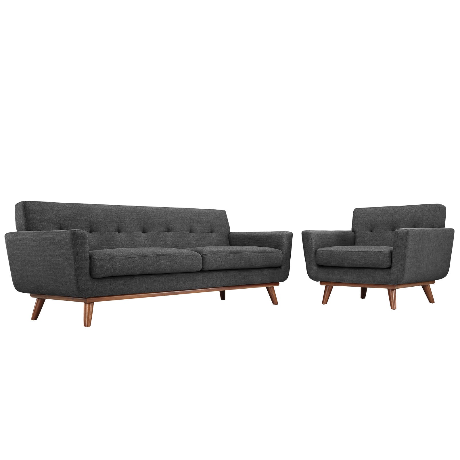 Engage Armchair and Sofa Set of 2 by Modway