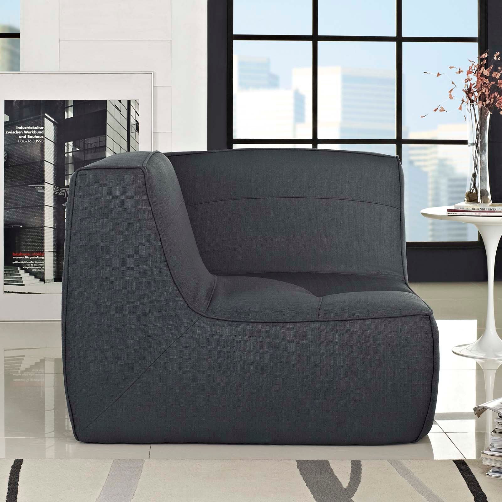 Align Upholstered Fabric Corner Sofa by Modway