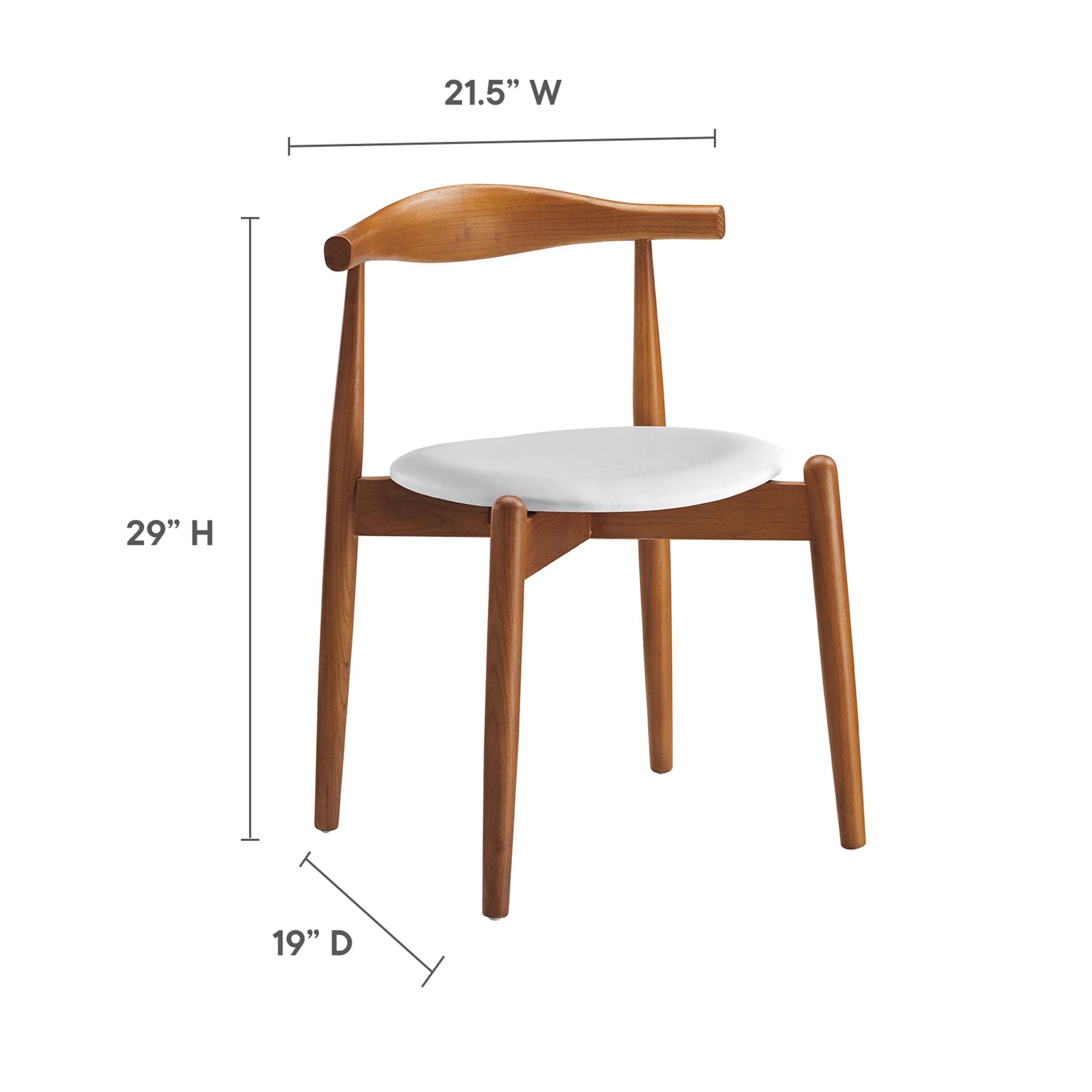 Stalwart Dining Side Chairs Set of 4 by Modway