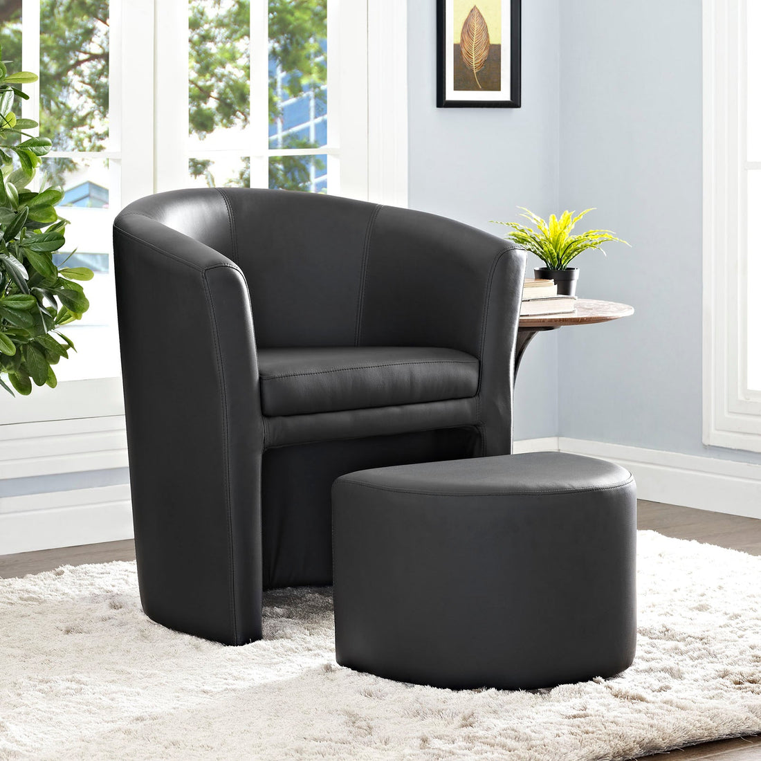 Divulge Armchair and Ottoman by Modway