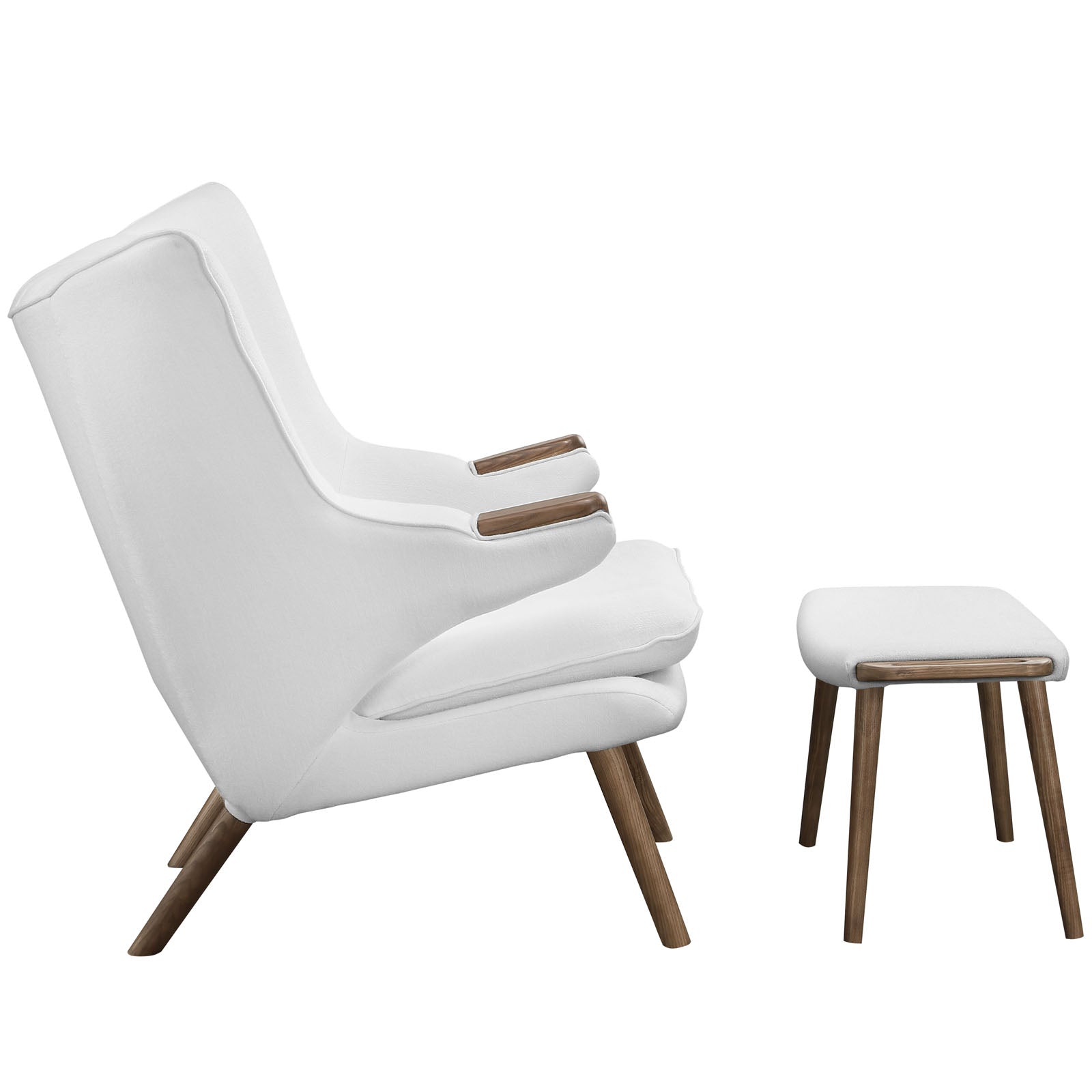 Bear Lounge Chair and Ottoman by Modway