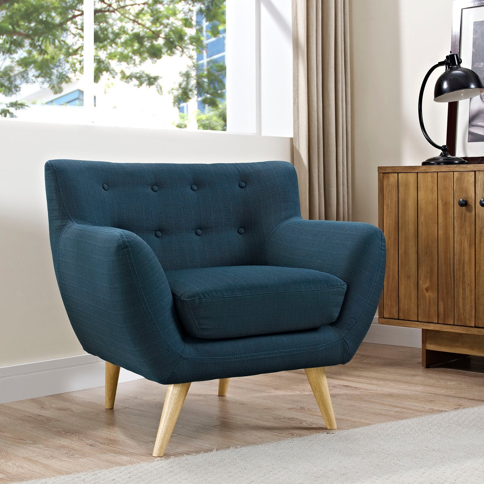 Remark Upholstered Fabric Armchair by Modway
