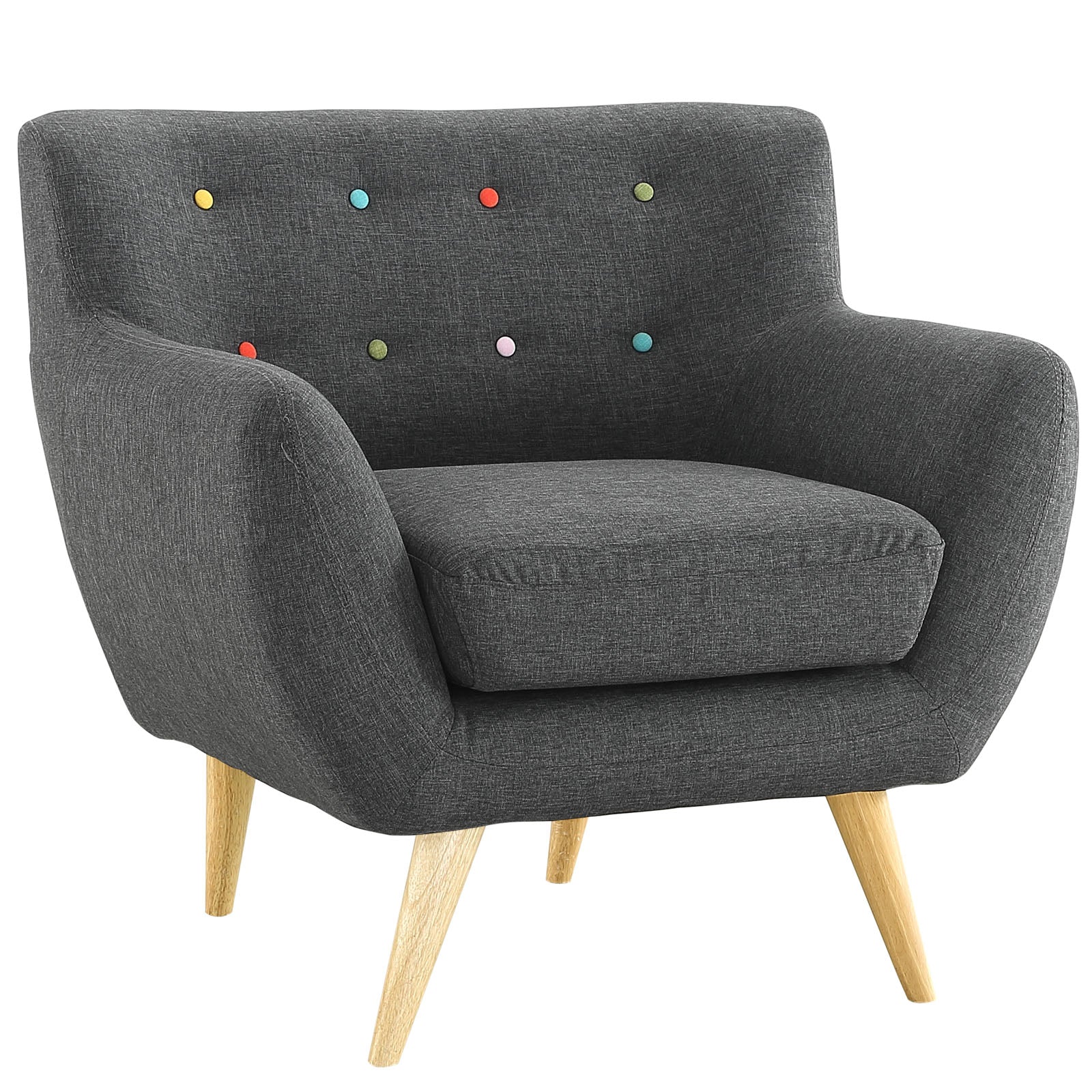 Remark Upholstered Fabric Armchair by Modway