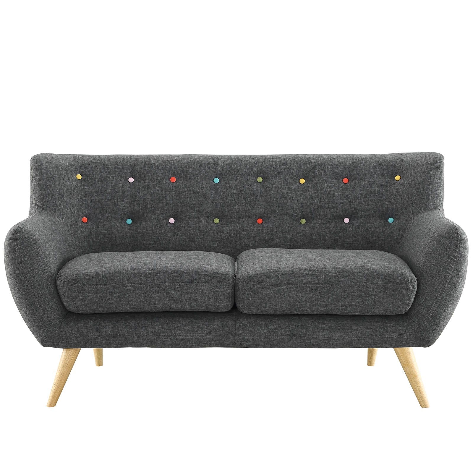 Remark Upholstered Fabric Loveseat by Modway