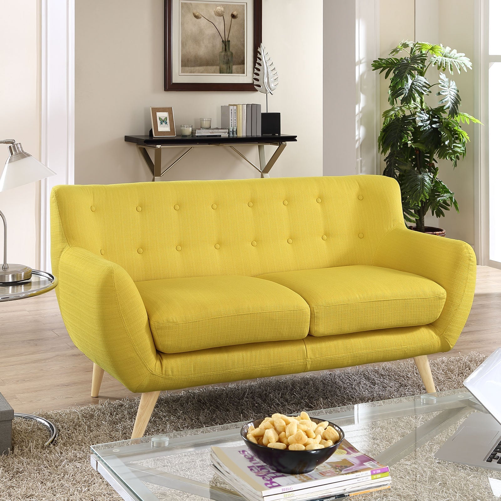 Remark Upholstered Fabric Loveseat by Modway