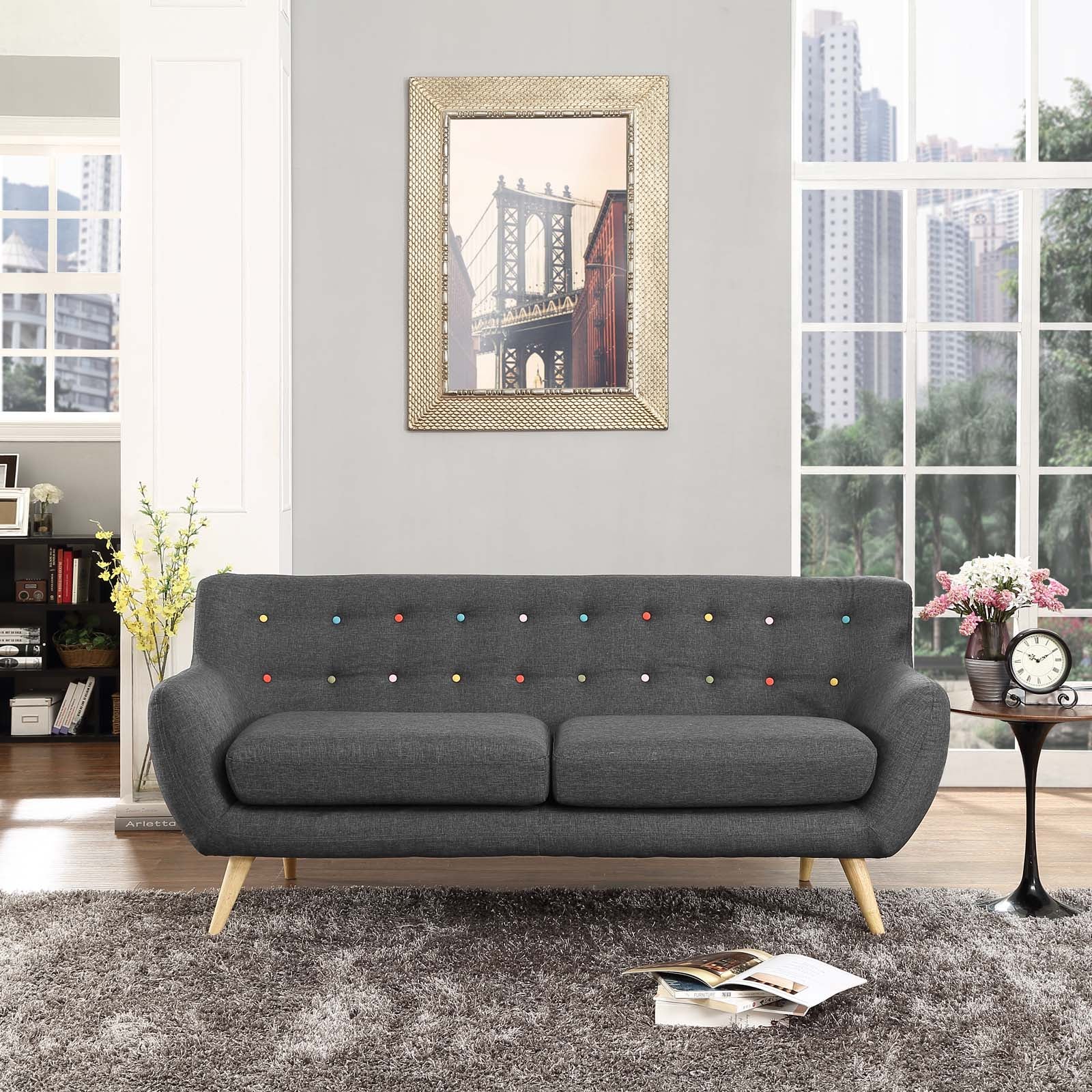 Remark Upholstered Fabric Sofa by Modway