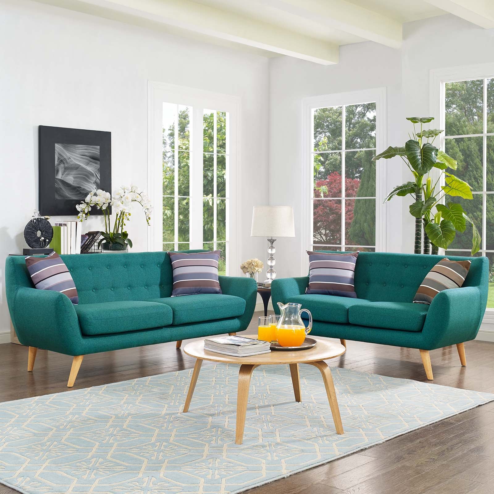 Remark 2 Piece Living Room Set by Modway