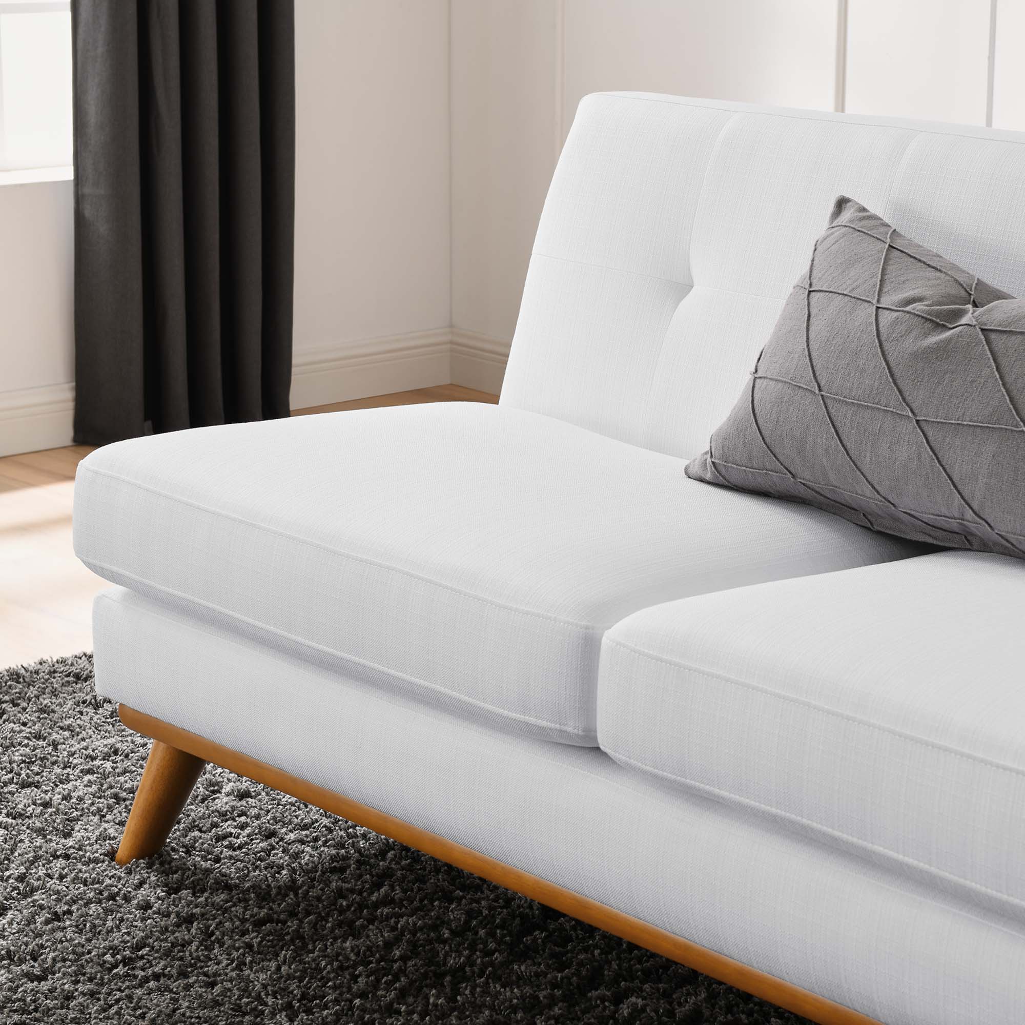 Engage Right-Arm Upholstered Fabric Loveseat by Modway
