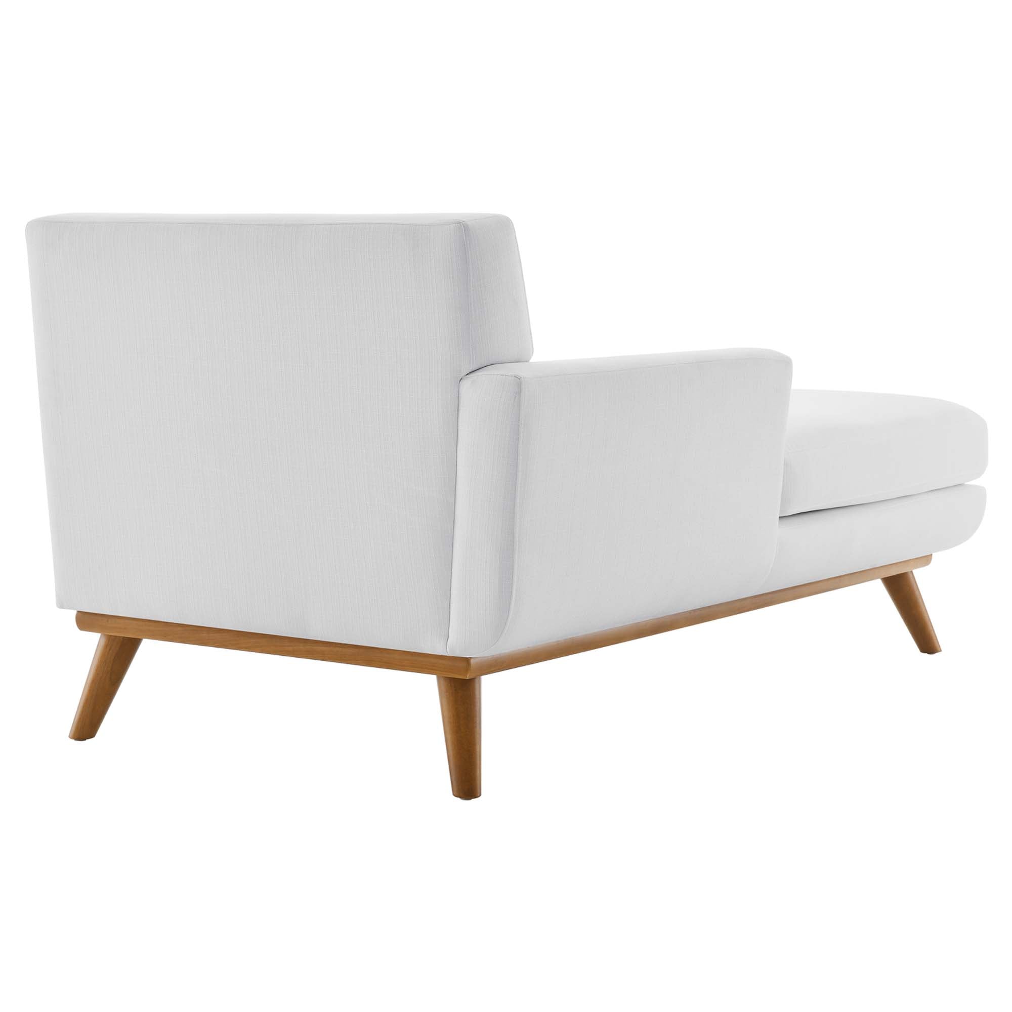 Engage Left-Facing Upholstered Fabric Chaise by Modway