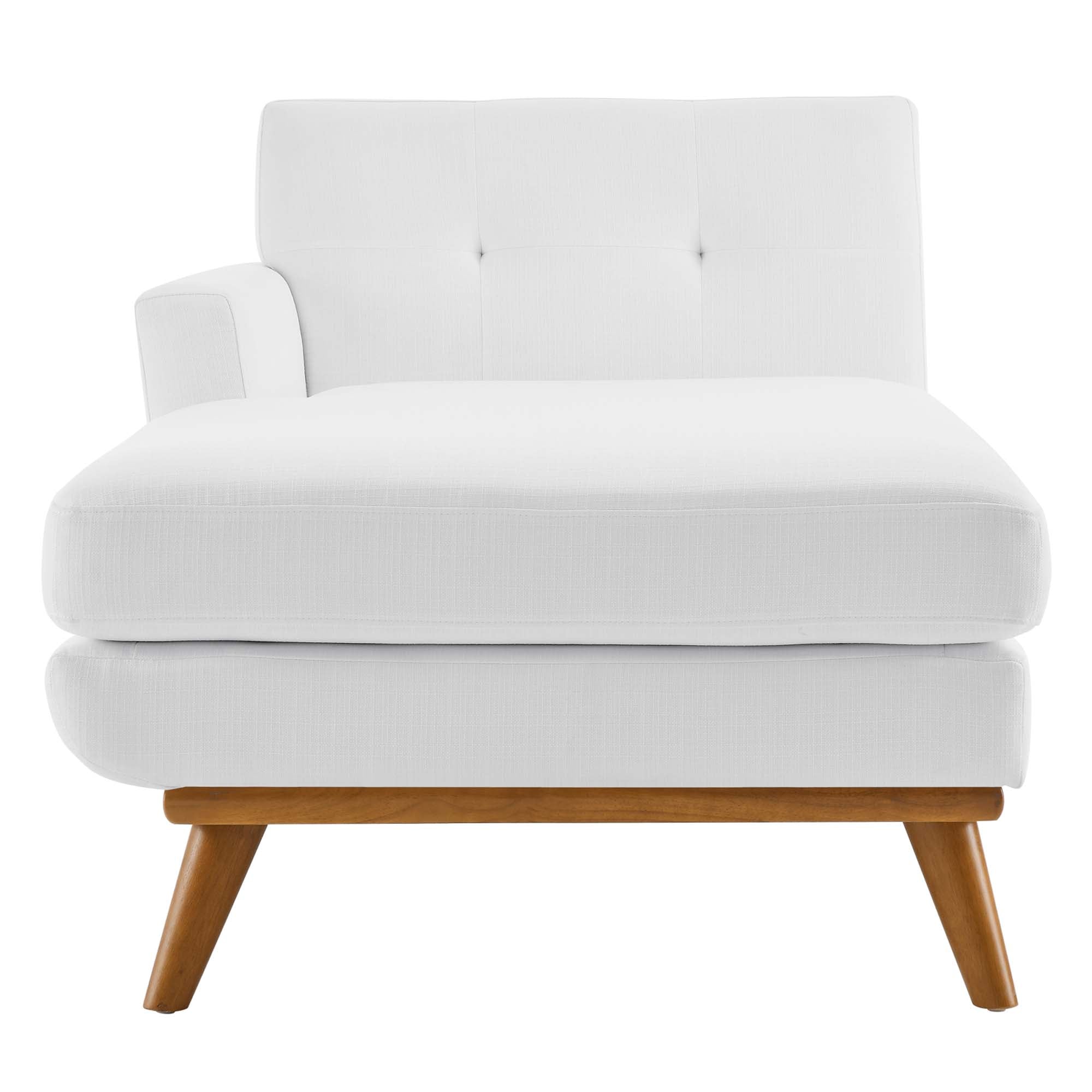Engage Left-Facing Upholstered Fabric Chaise by Modway