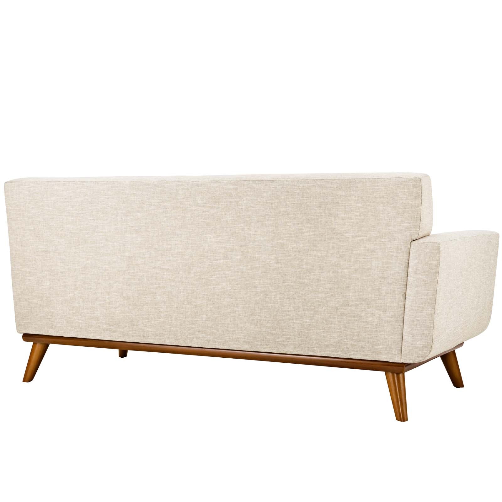 Engage Left-Arm Upholstered Fabric Loveseat by Modway