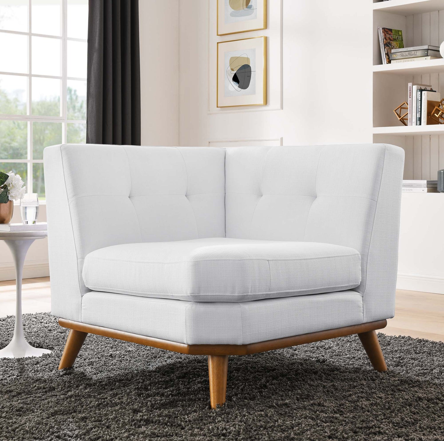 Engage Upholstered Fabric Corner Chair by Modway