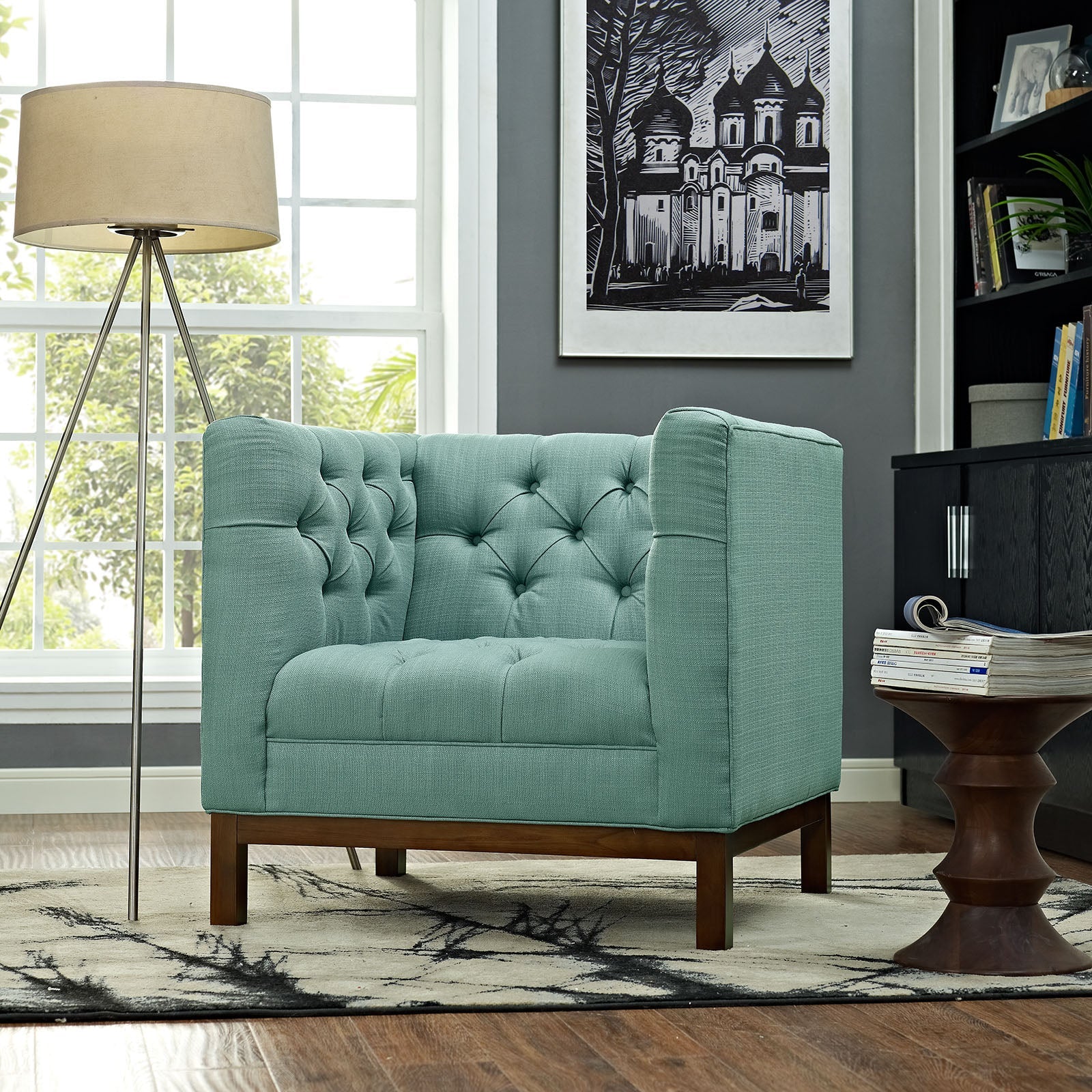 Panache Upholstered Fabric Armchair by Modway
