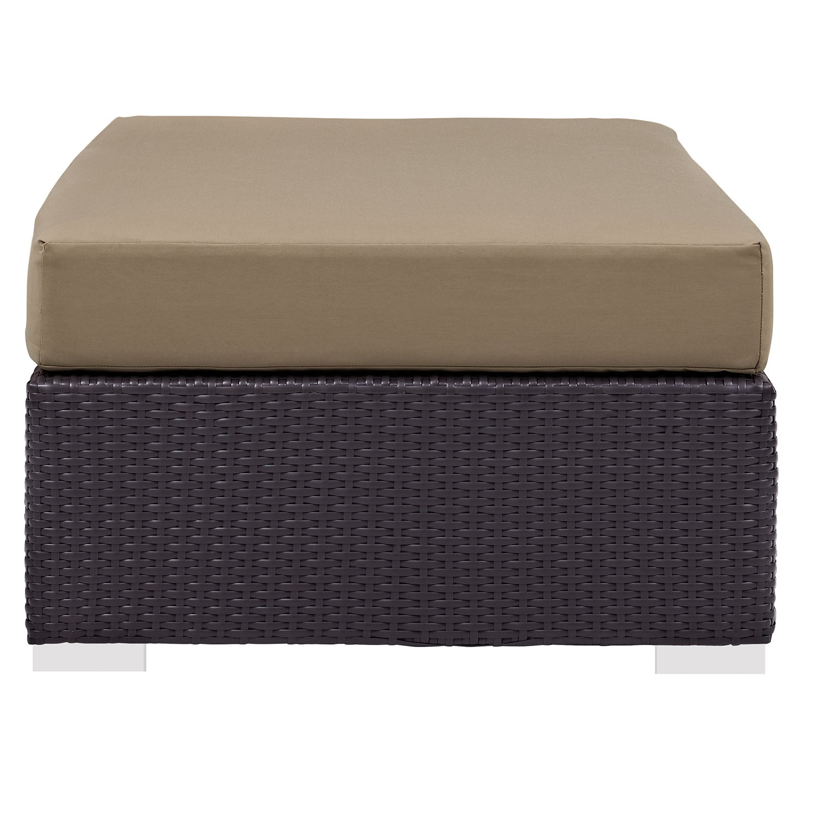 Convene Outdoor Patio Fabric Rectangle Ottoman by Modway