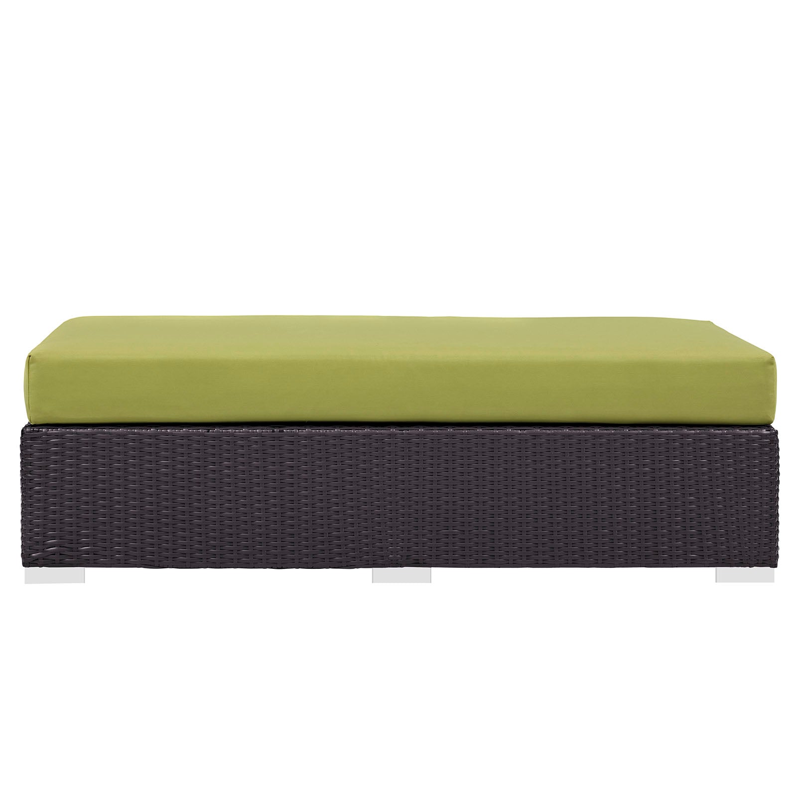 Convene Outdoor Patio Fabric Rectangle Ottoman by Modway