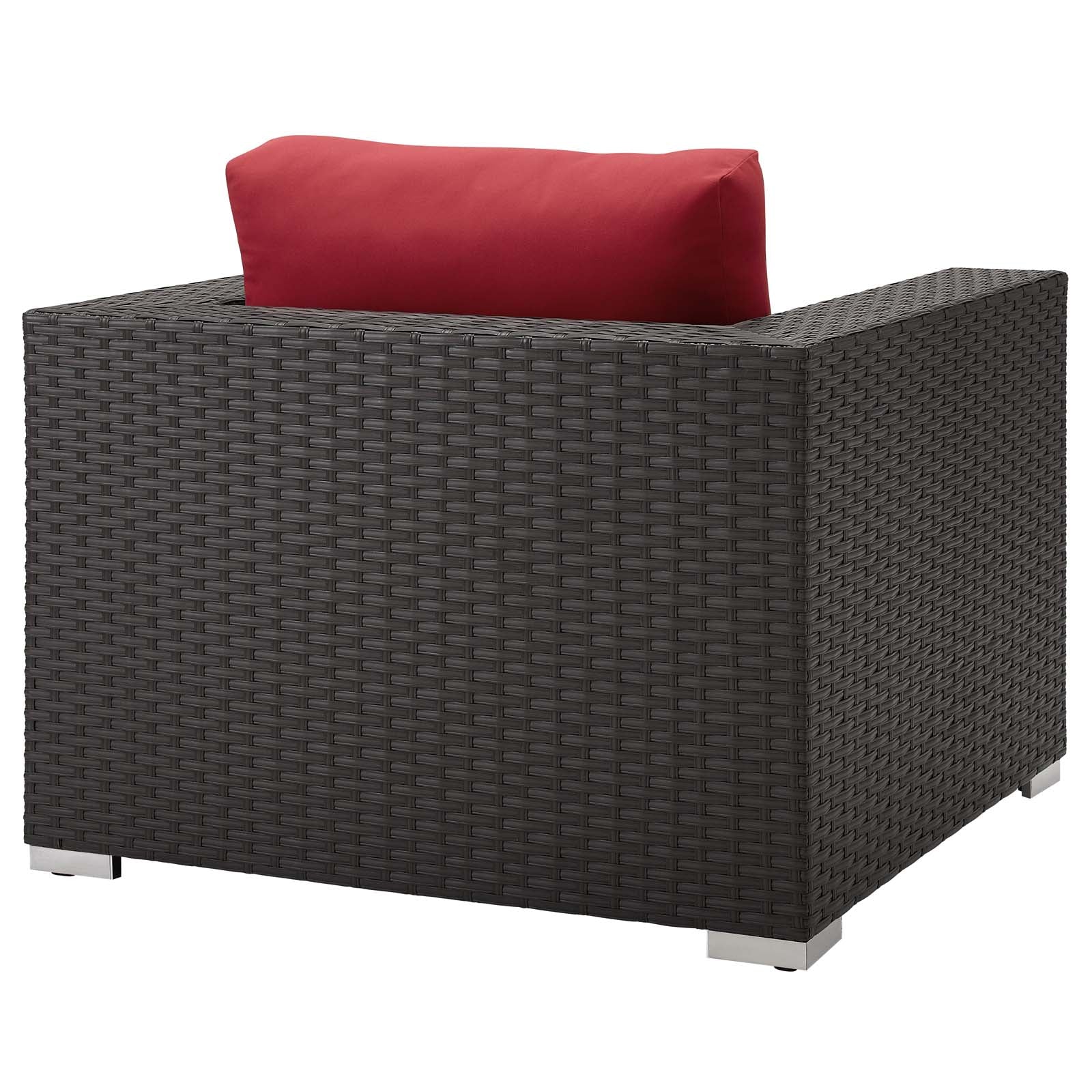 Sojourn 8 Piece Outdoor Patio Sunbrella® Sectional Set by Modway