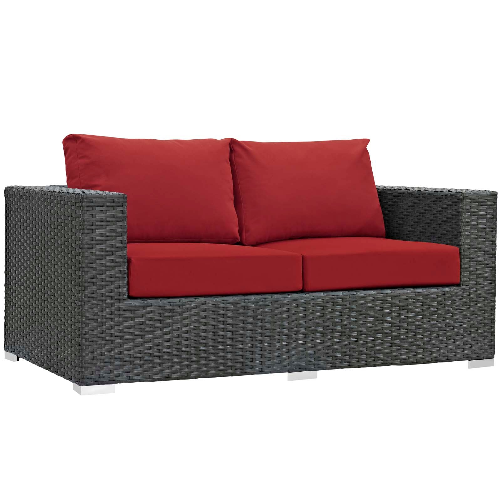 Sojourn 8 Piece Outdoor Patio Sunbrella® Sectional Set by Modway