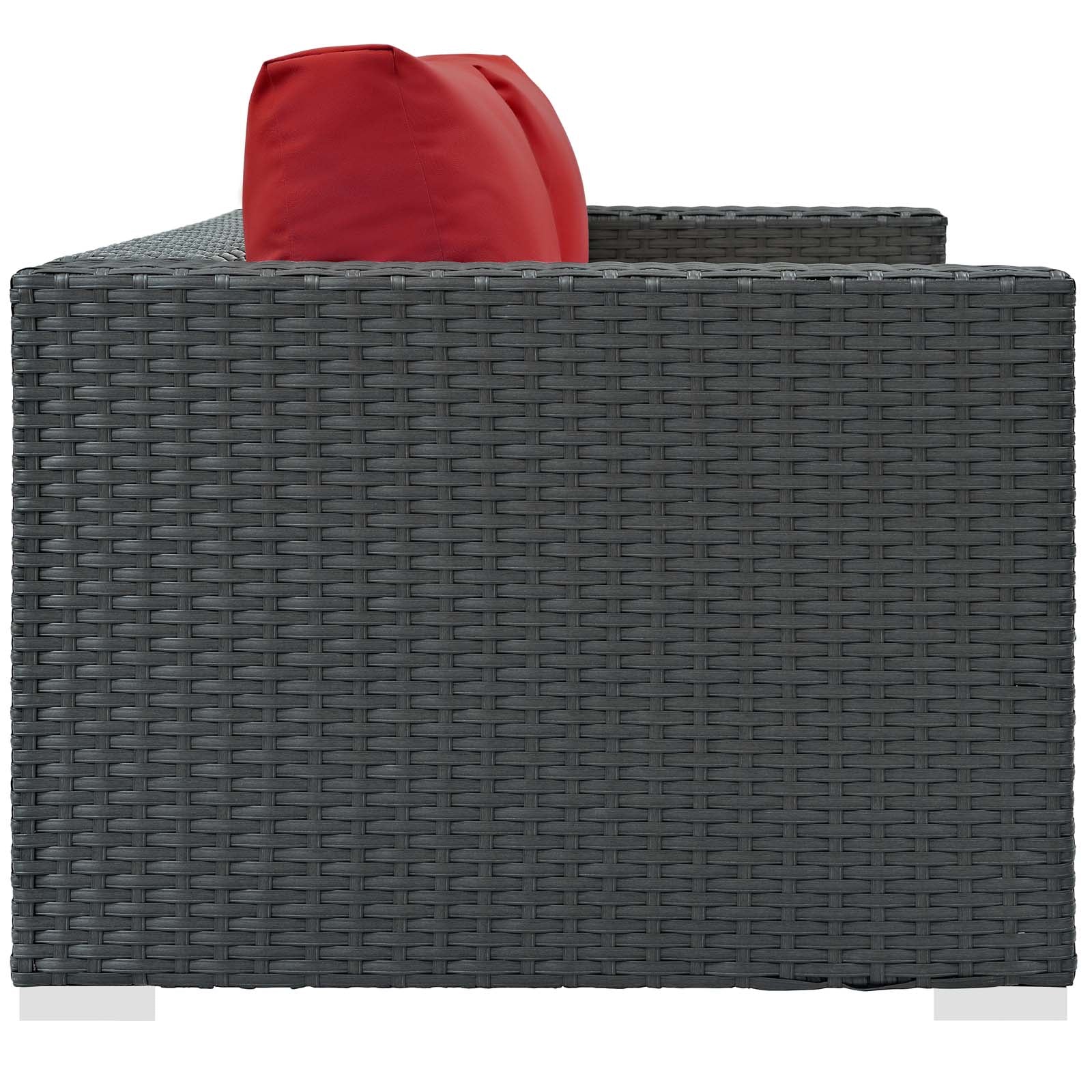Sojourn 8 Piece Outdoor Patio Sunbrella® Sectional Set by Modway
