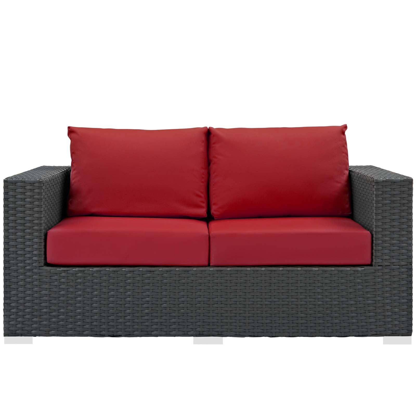 Sojourn 8 Piece Outdoor Patio Sunbrella® Sectional Set by Modway