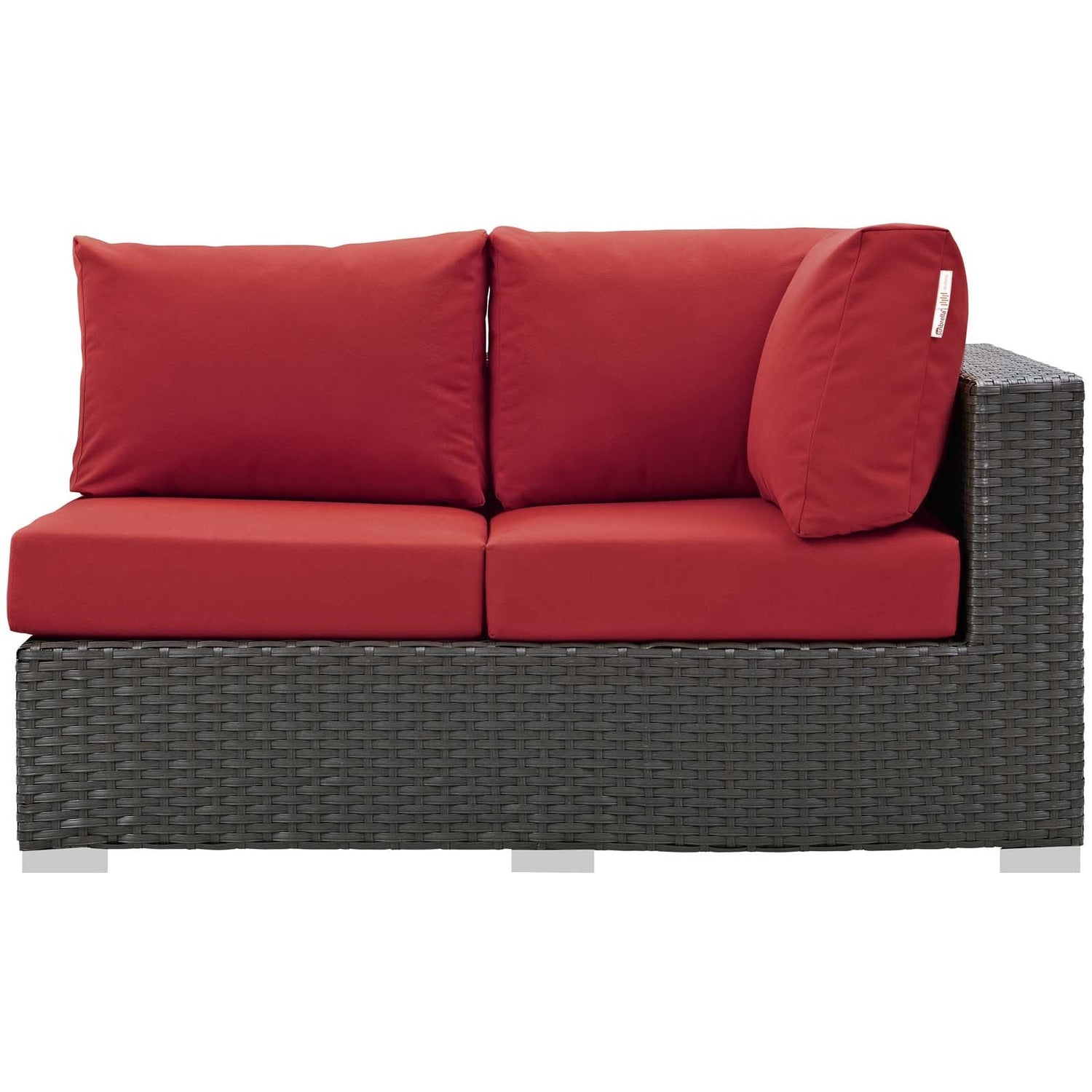 Sojourn Outdoor Patio Sunbrella® Right Arm Loveseat by Modway