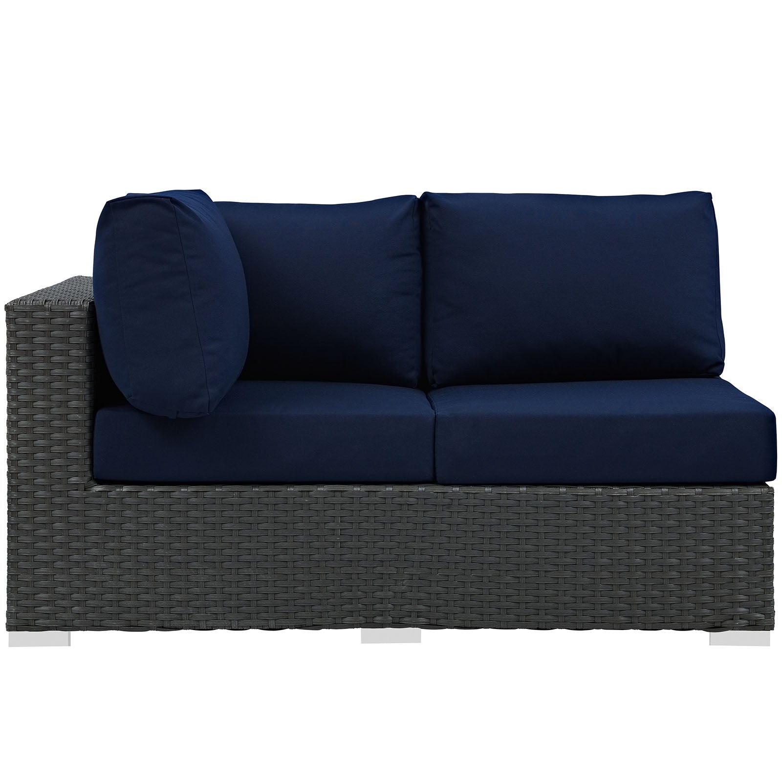 Sojourn Outdoor Patio Sunbrella® Left Arm Loveseat by Modway
