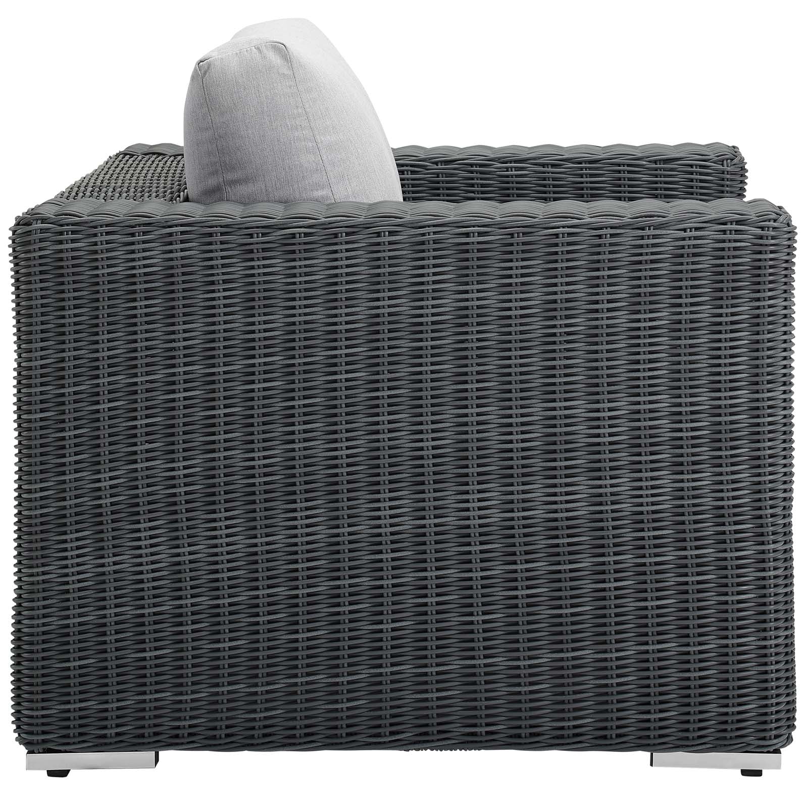 Summon Outdoor Patio Fabric Sunbrella® Armchair by Modway