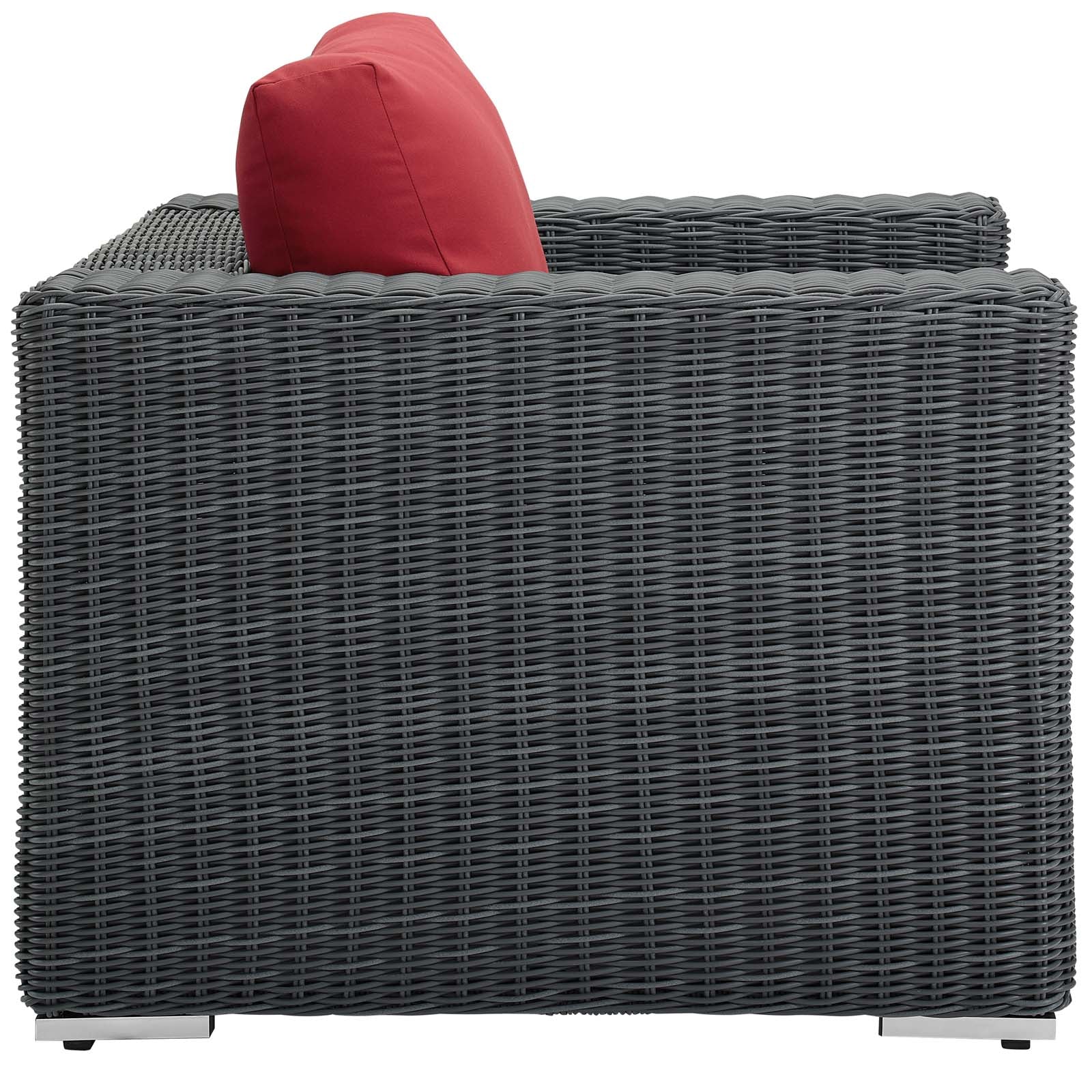 Summon Outdoor Patio Fabric Sunbrella® Armchair by Modway