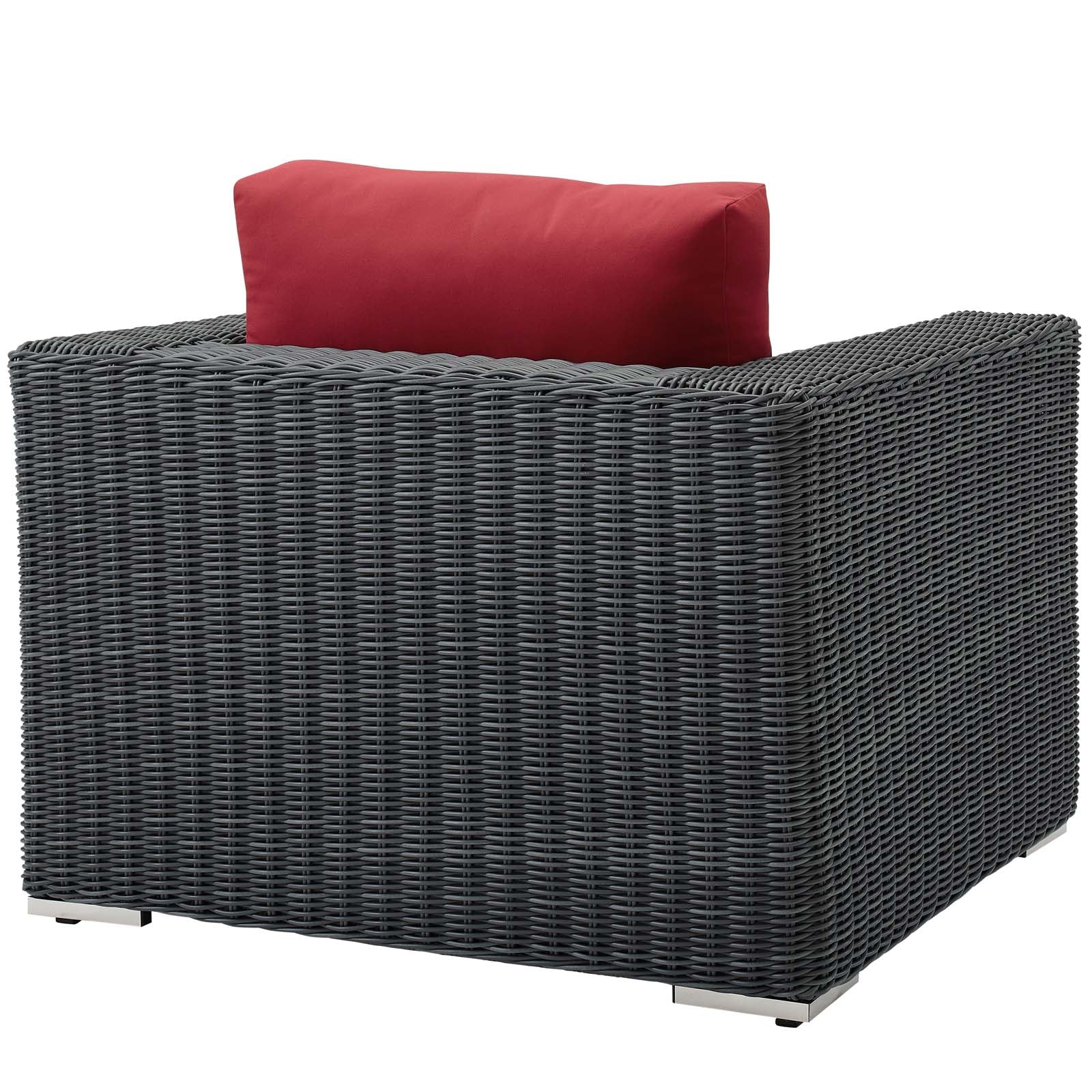Summon Outdoor Patio Fabric Sunbrella® Armchair by Modway